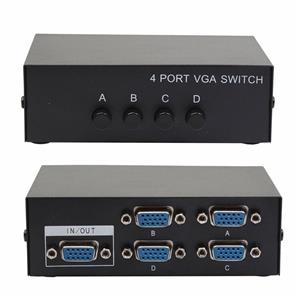 سوییچ چهار پورت KVM اف جی گیر مدل FJ-15-4CH