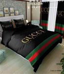 ست روتختی و لحاف و ملحفه مدل BLACK GUCCI