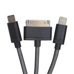 کابل تبدیل USB به microUSB / لایتنینگ / TABLET کاکو مدل K02 طول 1 متر