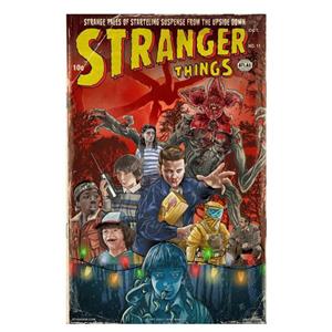 پوستر هفال مدل stranger things