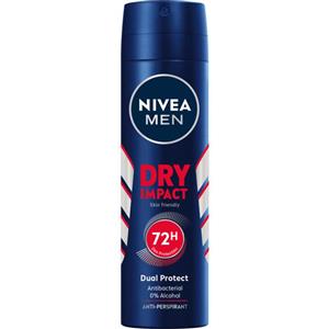 اسپری ضد تعریق مردانه نیوآ مدل DRY IMPACT 72h حجم 150 میلی لیتر