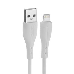 کابل تبدیل USB به لایتنینگ موکسوم مدل MX-CB80 طول 0.30  متر