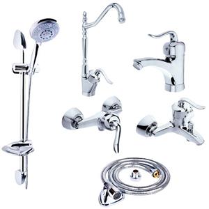 ست شیرآلات شیرالات رز مدل بیزانسی مجموعه 6 عددی