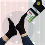 جوراب نیم ساق زنانه بامبو family socks کد 3.113