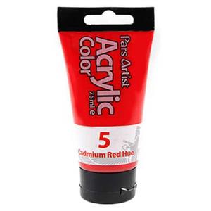 رنگ آکریلیک ساده 75 میل کد 5 پارس آرتیست