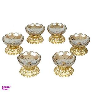 مجموعه ظروف هفت سین 6 پارچه چشمه نور مدل  C2952/6-A