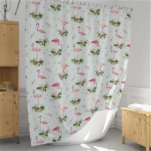 پرده حمام دلفین مدل EV-9888 سایز 180x200سانتی متر