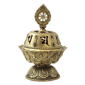 قندان برنزی تاج دار کد MDT14