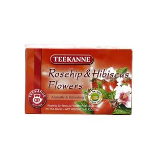 چای کیسه‌ ای تی کانه مدل Roseship and Hibiscus Flowers بسته 20 عددی Teekanne Roseship and Hibiscus Flowers Tea Bag Pack of 20