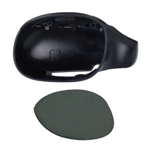 \t قاب آینه جانبی چپ قطعه سازان کبیر مدل GHB-206GRY-L مناسب برای پژو 206 به همراه فلاپ