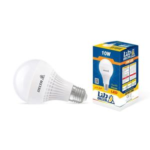 لامپ ال ای دی 10 وات دلتا مدل کلاسیک پایه E27 بسته 5 عددی