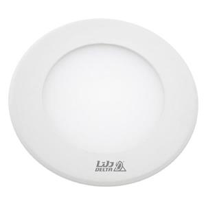 پنل ال ای دی 6 وات دلتا مدل دور سرامیک پایه Adapter Delta Ceramic round 6W LED Panel Adapter