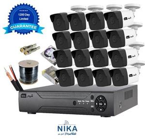 پکیج دوربین مداربسته ارزان (شانزده دوربین) کد 00106