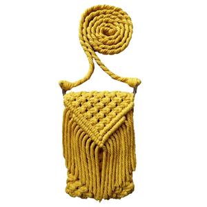 کیف بافتنی مدل مکرومه کد 23