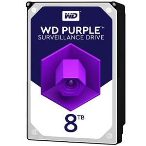 هارددیسک اینترنال وسترن دیجیتال سری Purple مدل WD80PURZ ظرفیت 8 ترابایت