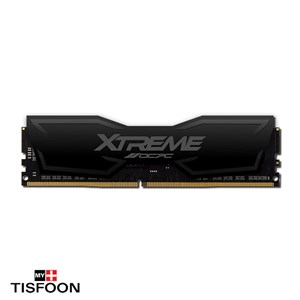 رم کامپیوتر 16 گیگابایت DDR4 تک کاناله 3200 مگاهرتز OCPC مدل XT II BLACK