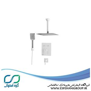 شیر دوش حمام توکار KWC مدل آوا S 25 تیپ ۳ سفید