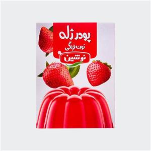 پودر ژله توت فرنگی نوشین بسته ۱۰۰ گرمی