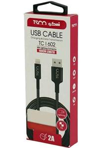 کابل تبدیل USB به Lightining تسکو مدل TC I602 طول 1 متر Tsco TC I602 USB To Lightining Cable 1M