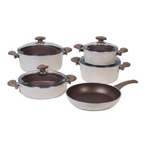 سرویس پخت و پز 9 پارچه پی ام تی مدل 00045 PMT 00045 Cookware Set 9 Pcs