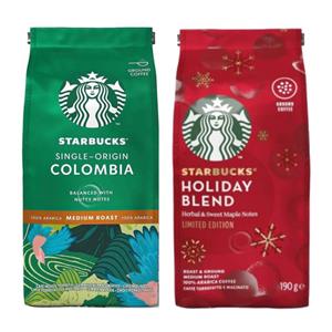 قهوه COLOMBIA and HOLIDAY استارباکس - 390 گرم بسته دو عددی 
