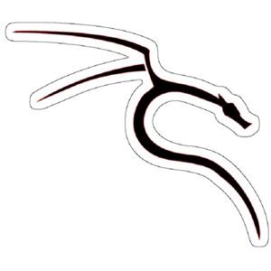 استیکر لپ تاپ مدل Kali linux logo Black Red 