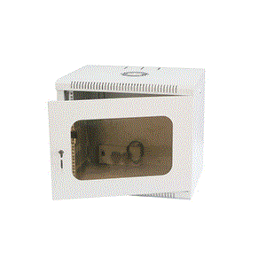 رک دیواری ۹ یونیت در عمق های 45 و 60 کبیرصنعت ( همراه با پاور ماژول ، فن و دو درب جانبی)