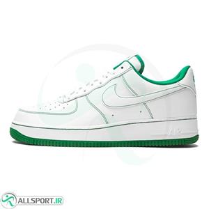 کتانی رانینگ زنانه نایک طرح اصلی Nike Air Force 1 White Green 