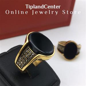 انگشتر نگین دار کلاسیک مردانه کد 35 