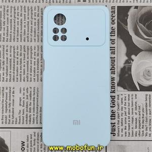 قاب گوشی Poco X4 Pro 5G پوکو شیائومی سیلیکونی اورجینال پاک کنی درجه یک زیربسته آبی روشن محافظ لنز دار کد 6