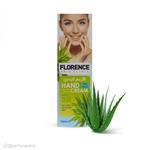 کرم مرطوب کننده دست فلورانس همراه با رایحه و حاوی خواص آلوئه ورا Florence Hand Cream حجم 100 میل