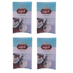 پودر نارگیل آدلوم - 50 گرم بسته 4 عددی