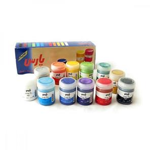 بسته ی 12 عددی رنگ گواش پارس