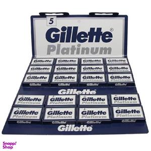 تیغ یدک ژیلت مدل platinum مجموعه 20 عددی