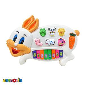 پیانو اسباب بازی مدل Rabbit Piano آیتم 3300