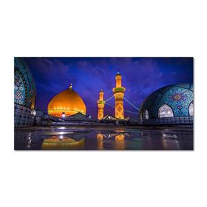 پرچم مدل مخملی گنبد حضرت اباالفضل العباس (ع) کد 5000148-14070