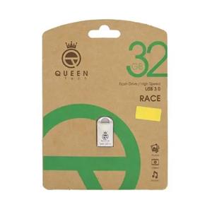 فلش مموری کوئین تک مدل  RACE USB3 C-PLUS ظرفیت 32 گیگابایت به همراه مبدل USB-C OTG