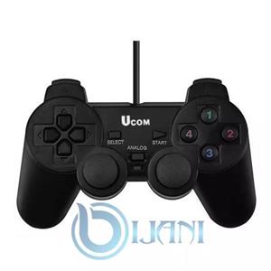 دسته بازی دوبل شوکدار سیمی Exon UC-JS704S2