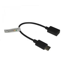 کابل OTG Type c USB نر به میکرو فرانت 