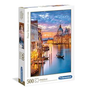 پازل 500 تکه کلمنتونی مدل ونیز نورانی