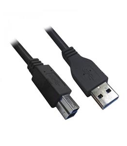کابل هارد USB 3.0 زغال دار پرینتر فرانت 1.8 متری 