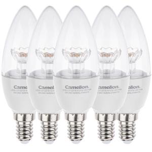 لامپ ال ای دی 6 وات کملیون مدل STB1 پایه E14 بسته 5 عددی Camelion STB1 6W LED Lamp E14 5pcs