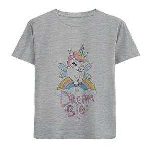 تی شرت آستین کوتاه دخترانه مدل D255 DREAM 