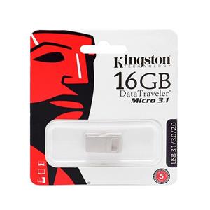فلش مموری کینگستون مدل DataTraveler Micro 3.1 ظرفیت 16 گیگابایت
