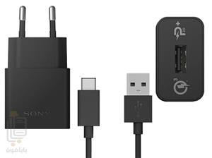 شارژر اصلی سونی Sony Quick Charger به همراه کابل TYPE C و Micro USB UCH12W 