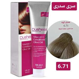 رنگ مو دوشس سری سدری شماره 6.71 حجم 125 میلی لیتر رنگ سدری تیره