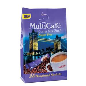 MultiCafe کافی میکس بدون شکر 25 عددی مولتی کافه 