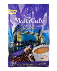 MultiCafe کافی میکس بدون شکر 25 عددی مولتی کافه 