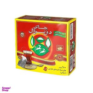 چای کیسه ای دو غزال - بسته 100 عددی