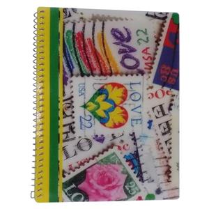 دفتر زبان 50 برگ باران کد 01